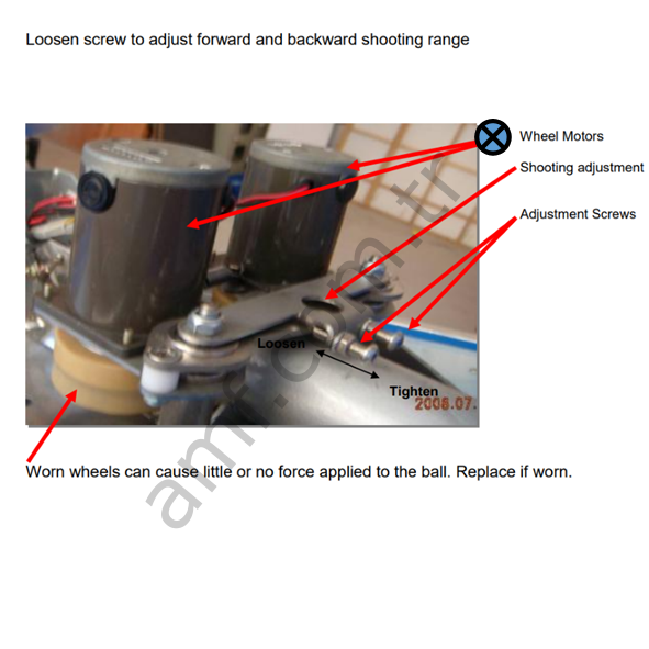 Ball Shooter Motor_SZ100-001-012/E0801108 Strike Zone, Top Fırlatma Motoru_E0801108