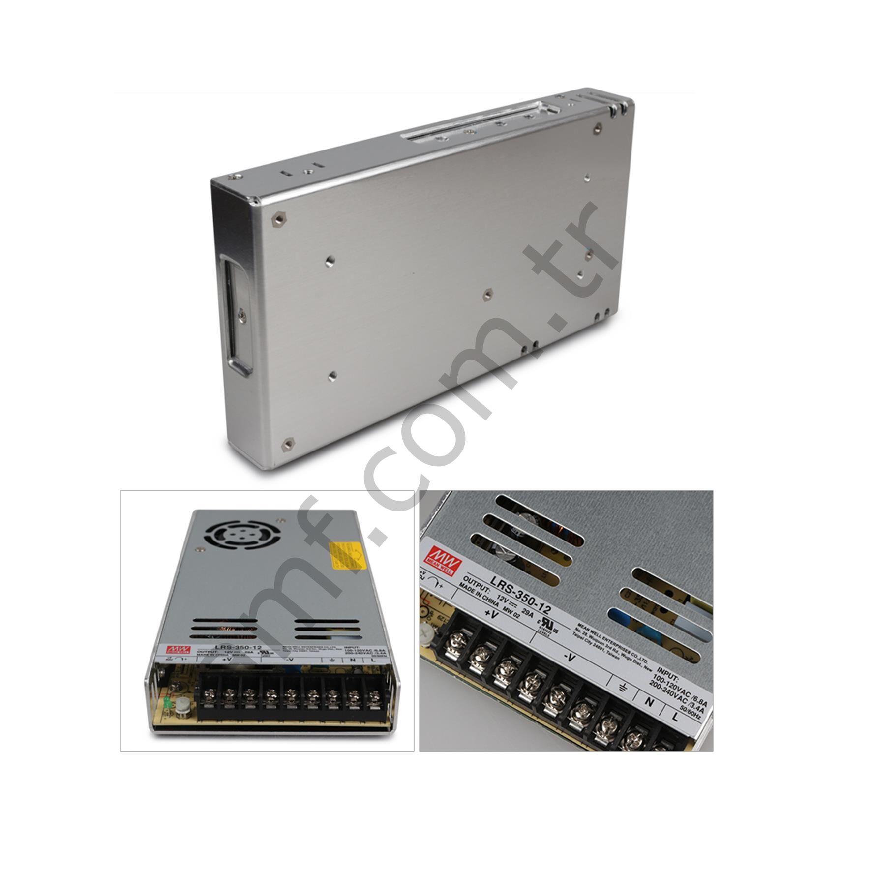 Power Supply, _500ASM173 Ticket Station V2, Güç Kaynağı_ MEANWELL_LRS-350-12 29Amper