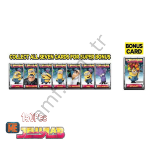 Dm Jelly Lab, Cards 150pcs_ADM30ZZZ004 Dm Jelly Lab, Plastik Puan Kartları, 150 Adetli Set