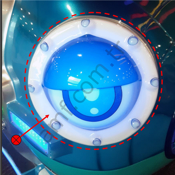 Mini Kiddie Sub Marine, Acrylic Eye Mini Kiddie Sub Marine, Far Üstü Kapağı.