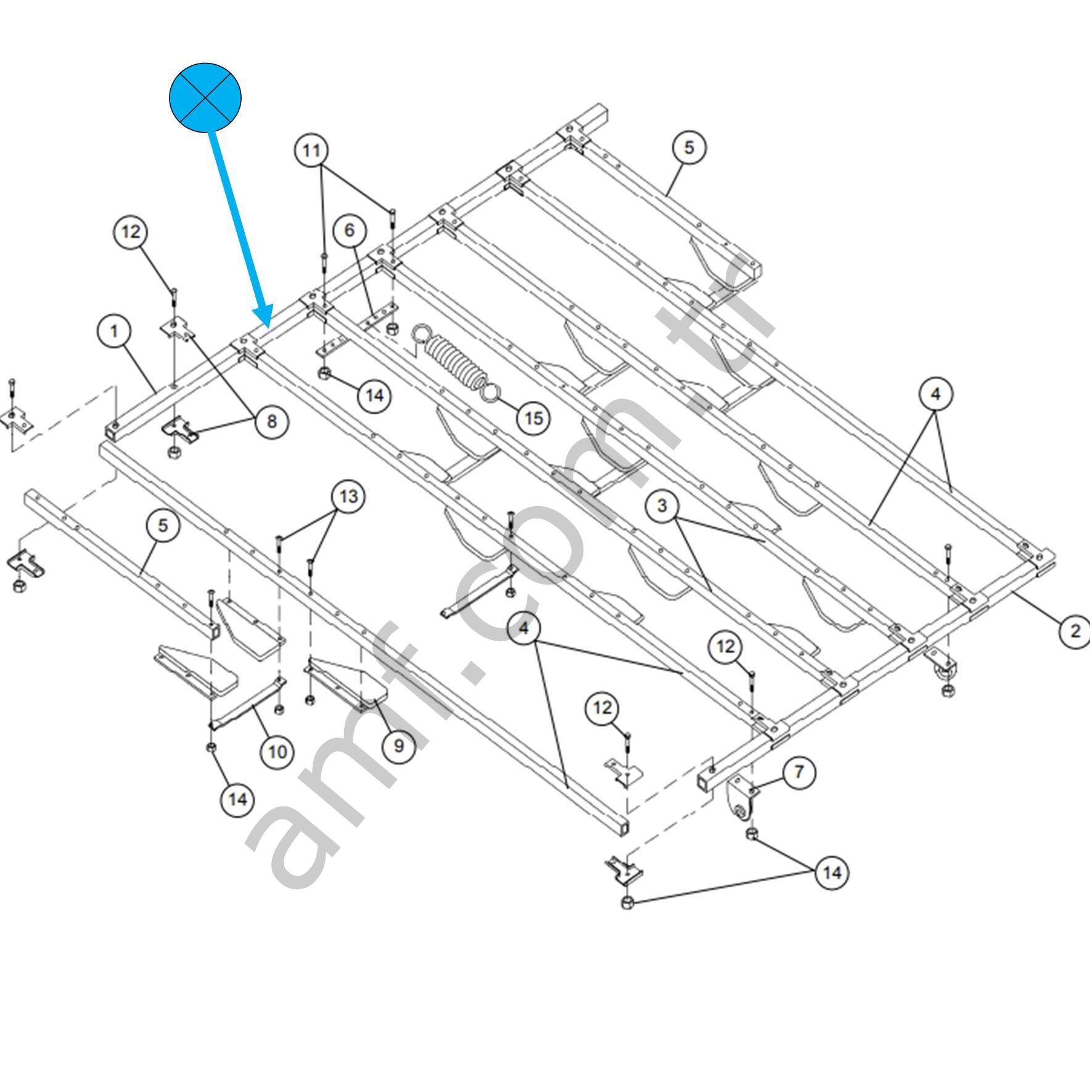 Shuttle Cross Tube Long