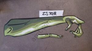 Decal, Zombie Arm Right_ZS7011 Zombie Snatcher, Zombie Kol Baskılı Folyosu Sağ