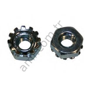 Nut Keps Jam, 6-32(BG10)_843127002 Pullu Somun 6-32, Adet