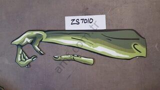 Decal, Zombie Arm Left_ZS7010 Zombie Snatcher, Zombi Kol Baskılı Folyosu Sol