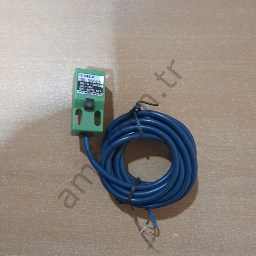 SN08-N Metal 8mm Algılama Sensörü_CHIIB-SN08-N 6-36v, NPN NO, Proximity Switch SN08-N,