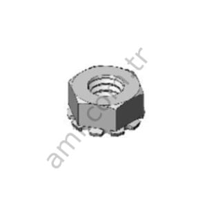 1/4-20 Nut Kep Wash ( BG10 )_843149002 Pullu Somun, 1/4-20, Adet