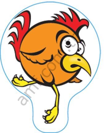 Right Kicker Chicken Decal_A5DE1330 Dizzy Chicken, Piliç Sticker Folyosu