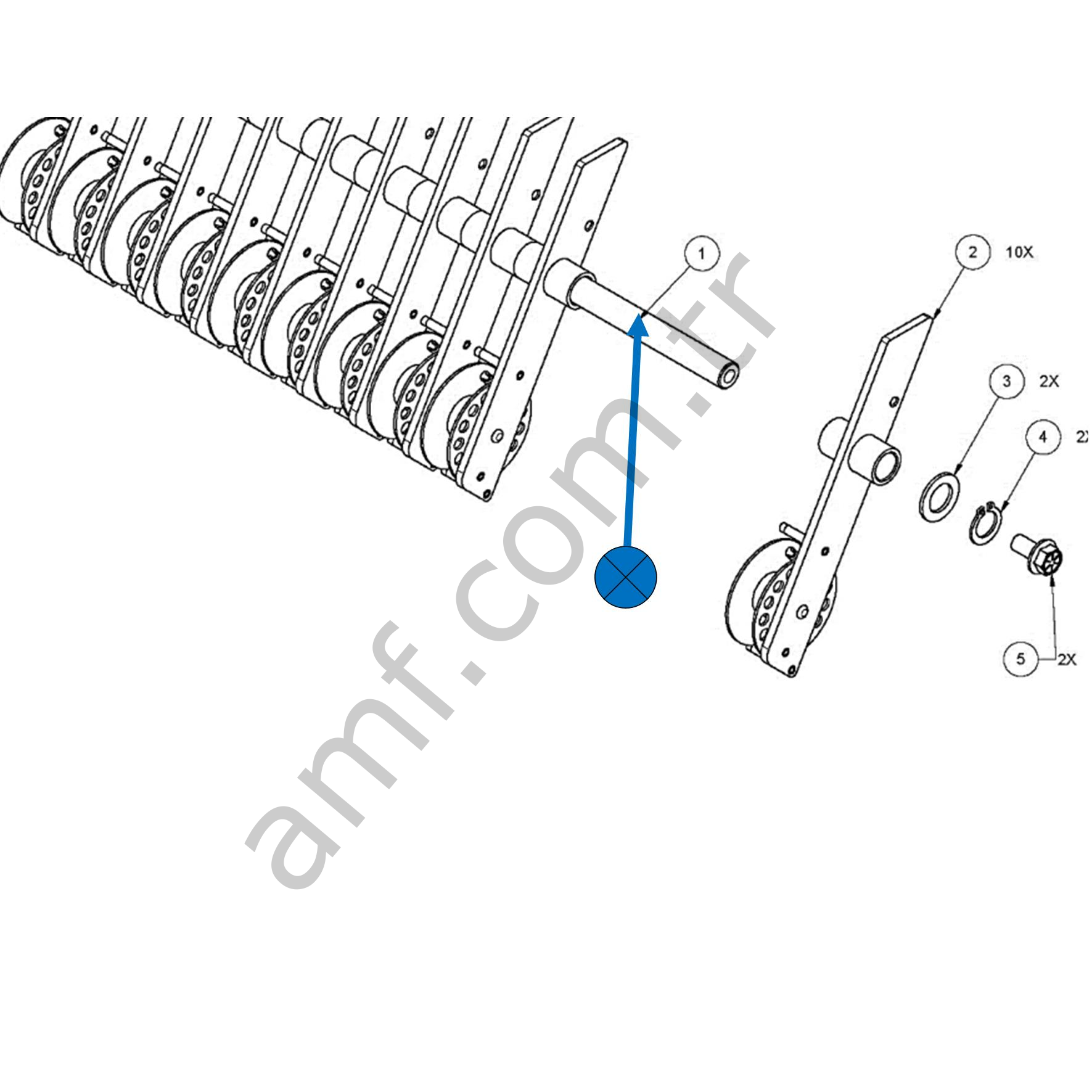 Reel Arm Shaft II_051090025 Tms Reel Shaft 2.Version