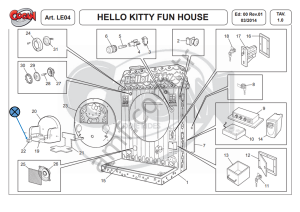 Nr.02 Seat Belt Hello Kitty Fun House, Emniyet Kemeri