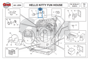 Nr.04 Complete Fx Led Hello Kitty Fun House, Led Tutucu