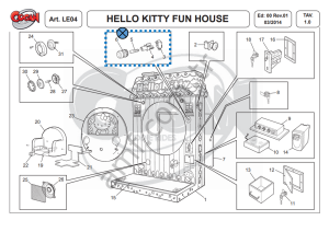 Nr.03 Reset Button Hello Kitty Fun House, Reset Buton