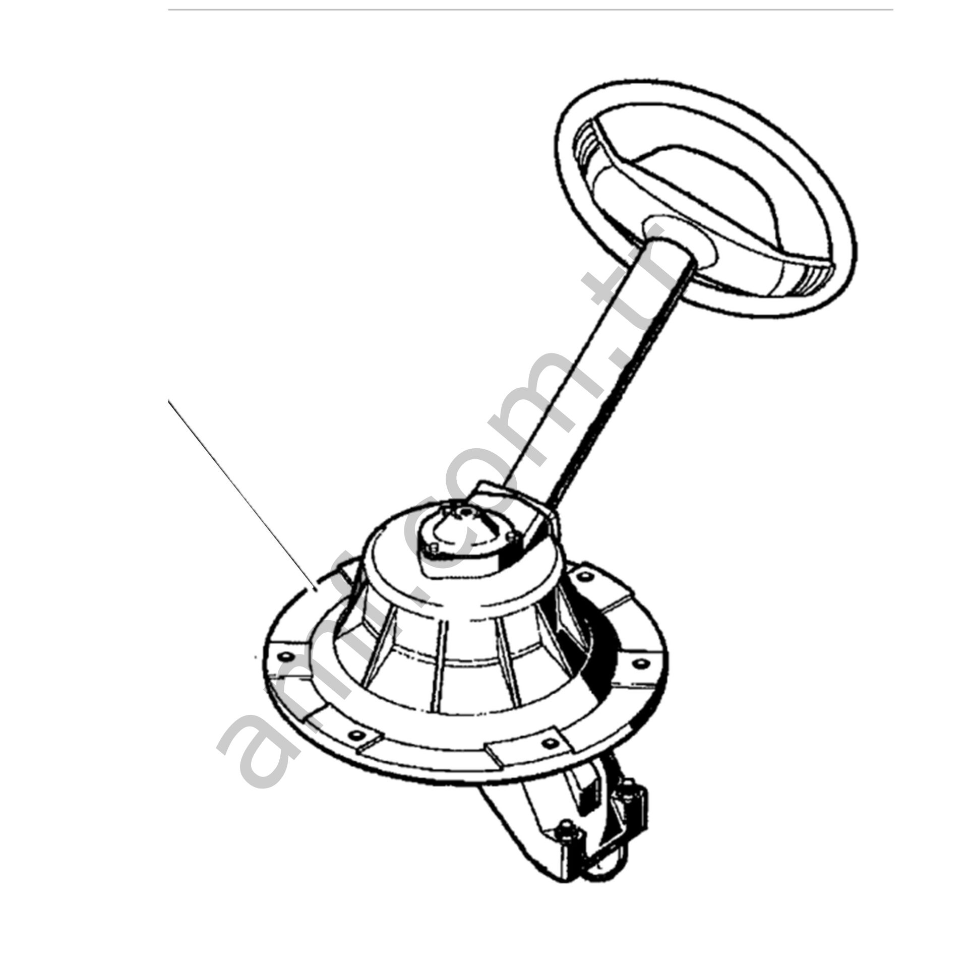 Steering Gear Unit_2B1112P1 Iepark Bumper Cars, Direksiyon Dişli Ünitesi