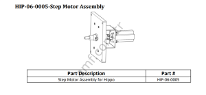 Step Motor Assembly_HIP-06-0005 Hungry Hungry Hippos, Step Motor Komple Set