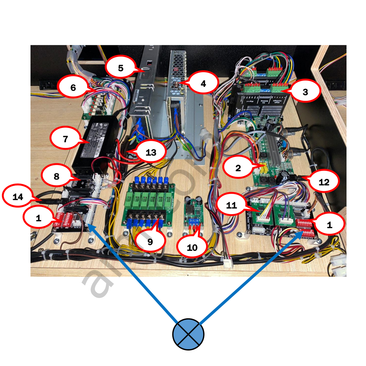 M6 Main IO Board_E112-0219-00/297.6.2008002 Elevator Action, M6B I/O Kartı