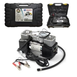 Air Compressor Mini 12v 150Psi 18A 60Lt/Min Çift Silindir Çelik Araç Hava Kompresörü 12V 150Psi 18A 60Lt/Dk