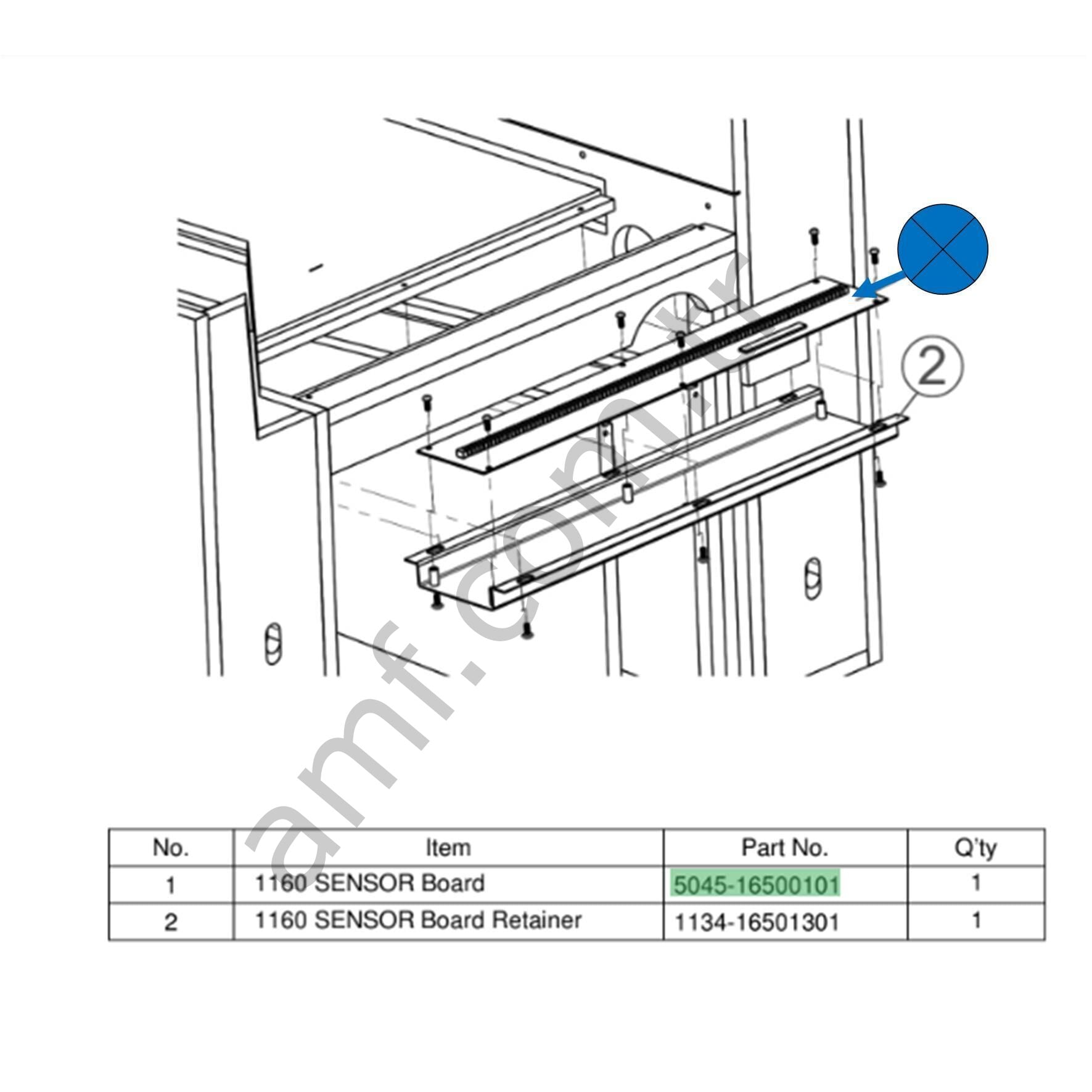 Incredibowl Sensor Board_5045-16500101/AM-1160-SR1 Incredibowl, Sensör Kartı