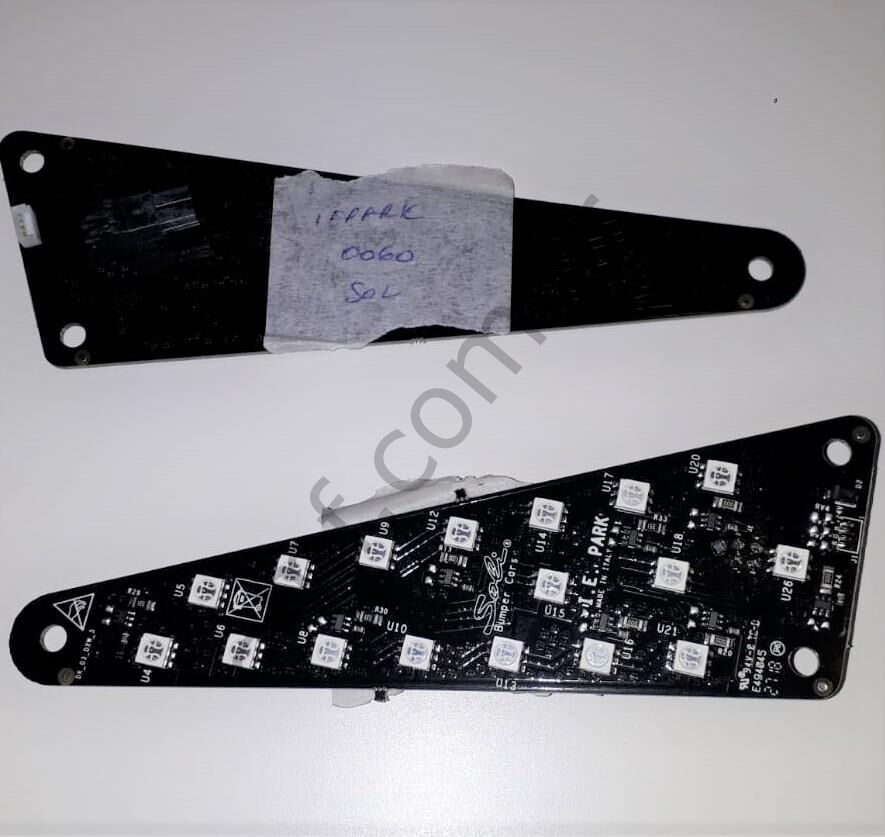 Left, Front-Rear Led Panel_2CN05010010 Iepark Bumper Cars, Ön Arka Sol Led Kartı