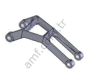 Link Assembly, Lower_ST000024651 Pbl, Top Kaldırma Tetibatı Destekleyici Alt Çatal, Alüminyum