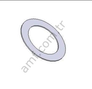 Flat WasherInch 1.29x1.88x0.03,  Black _070011819 Düz Pul