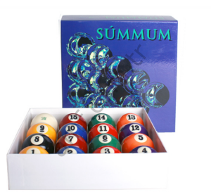 Americam Pool Balls Summum_5518 Sam Billiards, Mıknatıslı beyaz Toplu, Amerikan Bilardo Top Seti