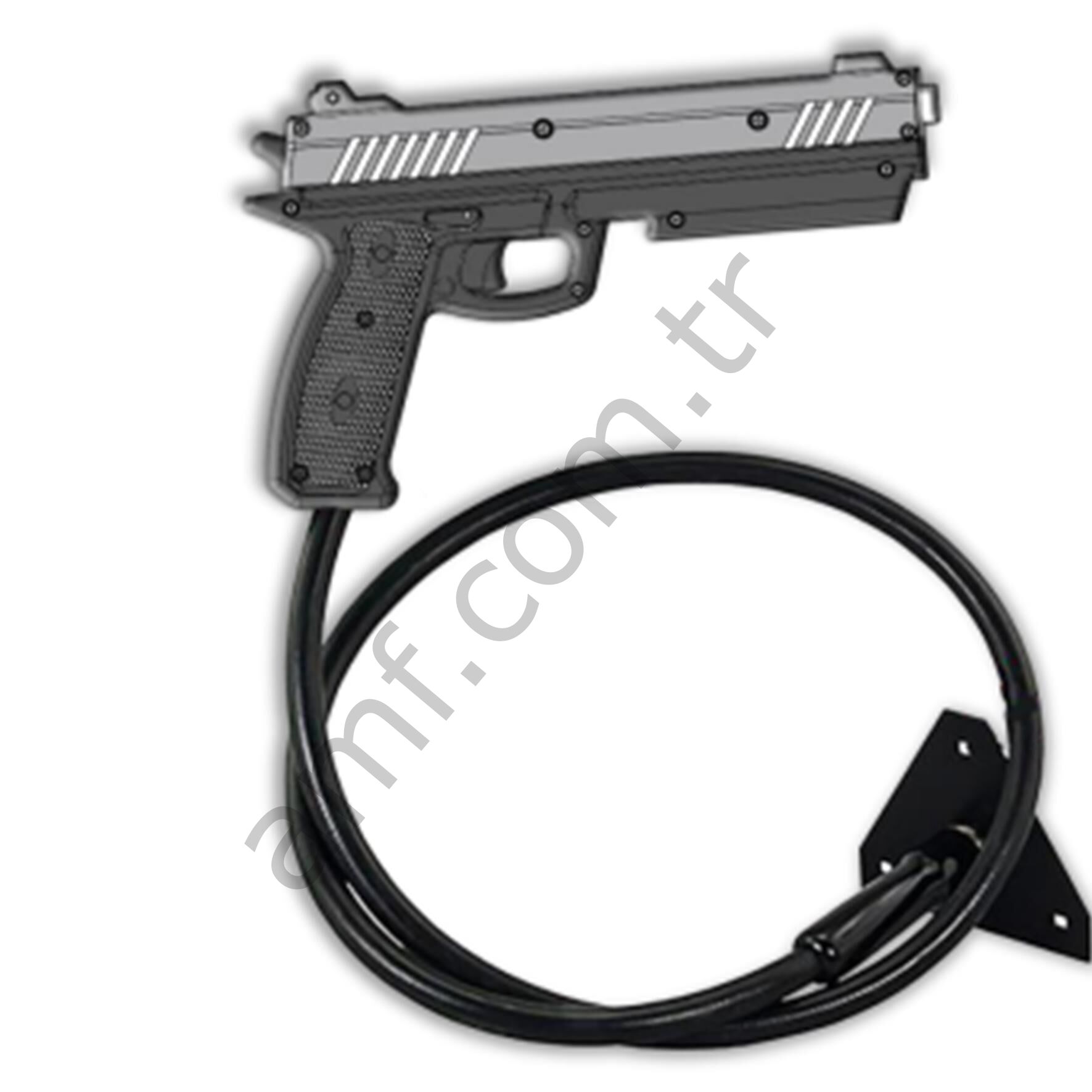 Gun for the 120” Machine_AATR-000-006 Tomb Raider, Komple Silah ( TR-05-0011-1 & 2 & 3 & 4 )
