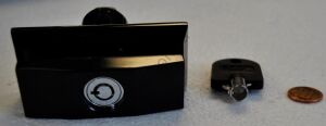 Handle Lock T Mod. Black Coated_AAHA1001 Baytek Games, Kapı Kilitli Kolu