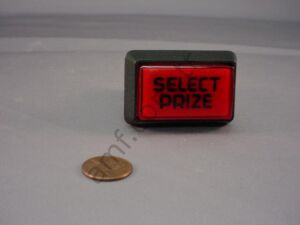 Push Button, Rectangle, Red,Select Prize_A5PBAC001 Baytek Games, Dikdörtgen, Kırmızı, Hediye Seçme Butonu