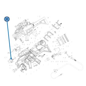 Sega Operation Ghost, Gun Lens Cap_GST-2132 Operation Ghost, Tüfek Lens Kabı Pvc