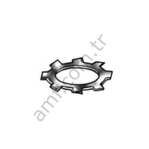 External Tooth Lock Washer #10(BG10)_957100002 Dış Dişli Kilit Rondelası # 10, Yıldız Dişli Pul