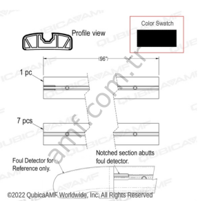 Rope Light Capping Kit, Black_049008596-BLK Işık Kanallı Siyah Dar Kapak Seti
