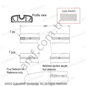 Rope Light Capping Kit Grey_049008596-GREY Işık Kanallı Dar Kapak Seti, Açık Gri Renkli