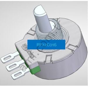 Variable Resistor, Potentiometer_RP22C016 Storm Racer, Potansiyometre Everson RP22C016