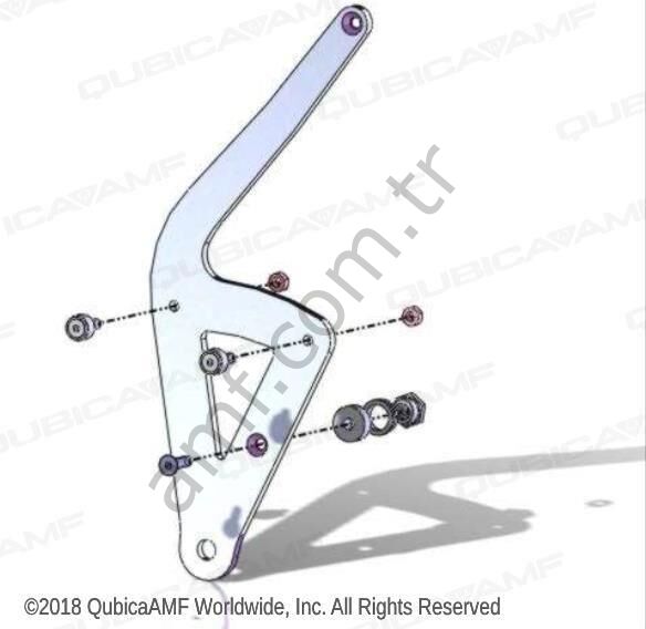 Arm Distributor Cam II Assembly_088005117 Yeni Versiyon Distribütor Çark Kolu, Alternatif : 088-005-115