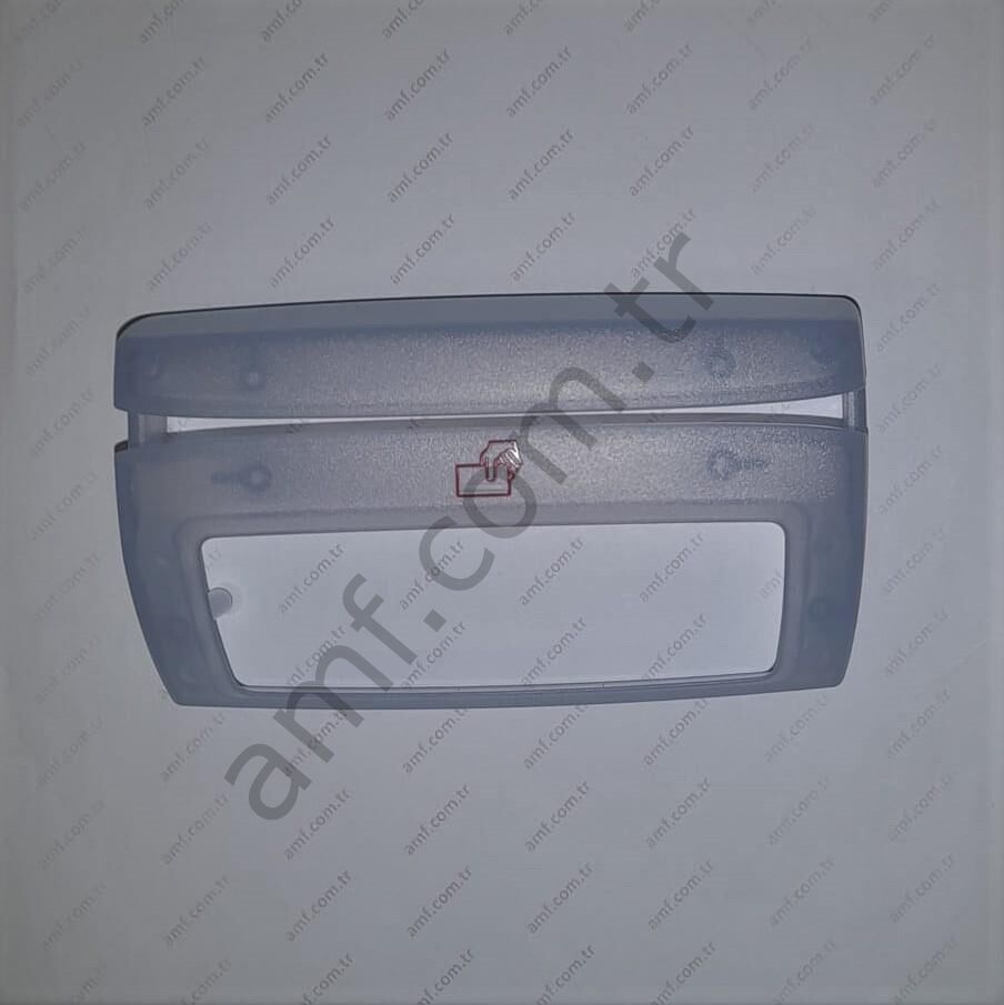 Housing, Translucent Blue Mag Stripe_9500-09808 Intercard Okuyucu Dış Kabı, Yarısaydam Mavimsi