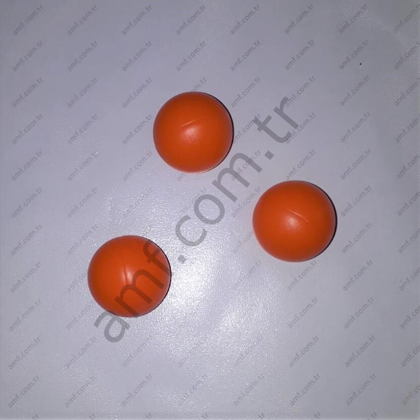 Top Fırlatma Oyun Makinası Topu 35mm, Sert,Turuncu Ball Shooting Game, Ball 35mm Dia, Hard, Orange