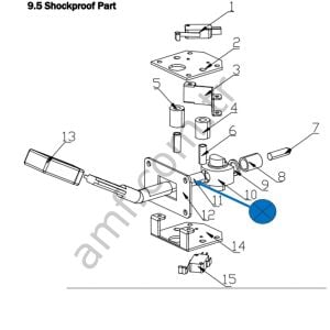 Super Big Rig, Hollow Pin_S127-366-000/20107020001 Super Big Rig, Selektör Kol Şaftı