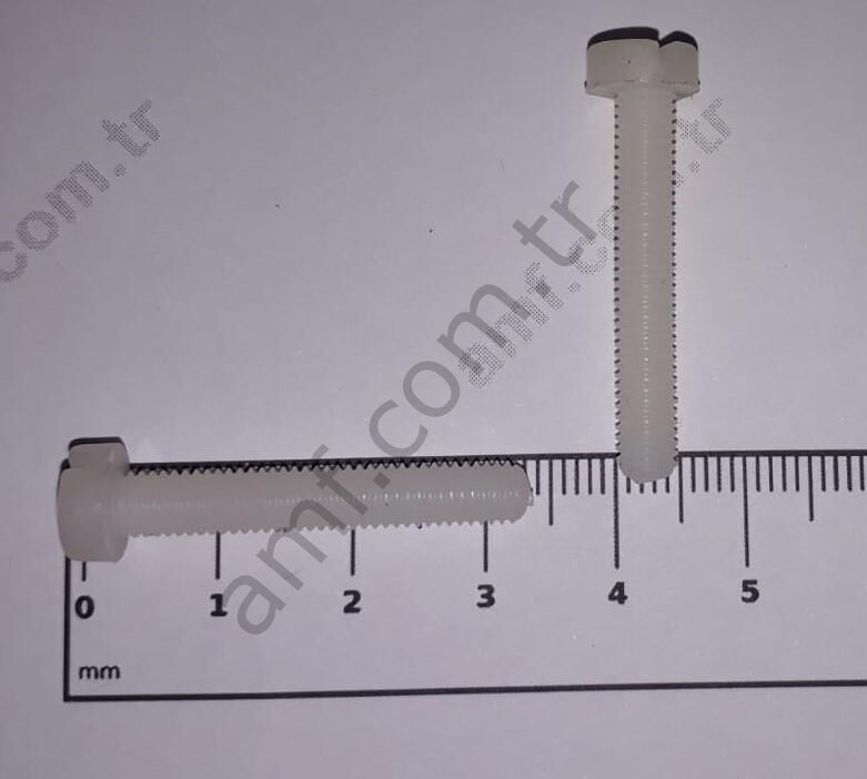 Hyper Nylon Screw White M5x30_289X06191 Bumper, Hyper Ray Bağlantı Uni 6107 Vidası M5x30