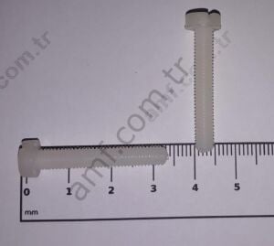 Hyper Nylon Screw White M5x30_289X06191 Bumper, Hyper Ray Bağlantı Uni 6107 Vidası M5x30