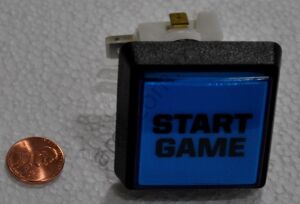 Baytek Games, Blue Start Push Button_A5PB5500 Gridiron Blitz, Mavi, Başlatma Butonu