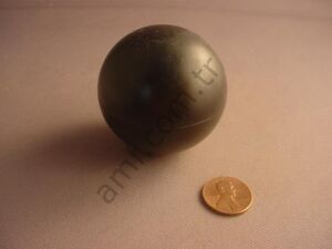 2'' Teflon Coated Cannon Ball_AABALL-ALL Horse Play, Canon; Teflon Kaplı 2'' Lastik Topu