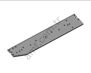 Phenolic Bounce Board - Front (Odd)_090005270 1 numaralı makina halı tahtası ön, Odd