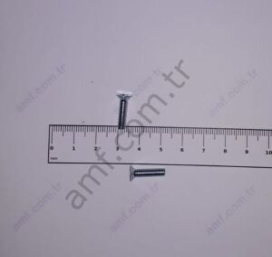 Ehms M4-7X16 ZN (BG10)_819304167 HYPER  Havşa Başlı, Düz Civata  M4-7X16 , Adet