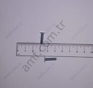 Ehms M4-7X16 ZN (BG10)_819304167 HYPER  Havşa Başlı, Düz Civata  M4-7X16 , Adet