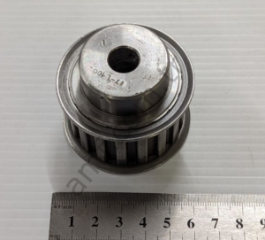 Timing Pulley 17L100, 12mm Shaft_350-0011UK Shoot It Win, Lineer Mekanizma Kasnağı, 17 Diş, İç Çap 40mm, Dış Çap 51,54mm