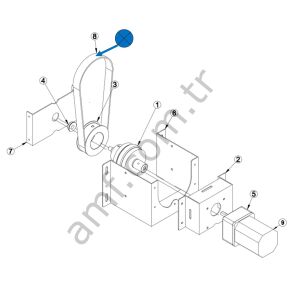 Magicians Wheel, Timing Belt_MZZZ0BEL011 Magicians Wheel, Power Roll_Zaman Kayışı, 225L, 19mm