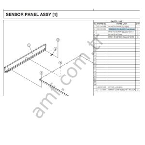 Taito, On Point M Sensor Pcb Assy-1/8_K9200362 Taito, On Point, M Sensör K9200362
