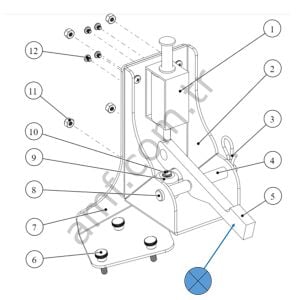 Hippos, Kicker Finger_HIP-07-0056 Hungry Hungry Hippos, Top Atma Parmağı