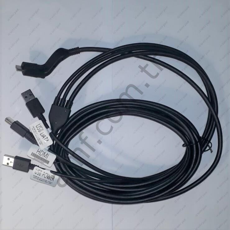 Vr Glass DVPR Cable Set 5 Meter_Vr Gözlük Kablosu Vr Gözlük Kablosu, 5 Metre, ( DPVR E3-B E3-C E3-P VR Kablo )