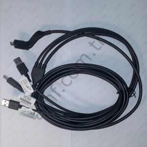 Vr Glass DVPR Cable Set 5 Meter_Vr Gözlük Kablosu Vr Gözlük Kablosu, 5 Metre, ( DPVR E3-B E3-C E3-P VR Kablo )