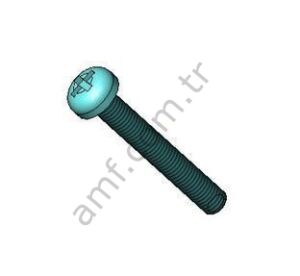 Screw Phillip Pan Head Thread Forming _822540950 Bumper, Civata, Yuvarlak Başlı, Yıldız Uçlu